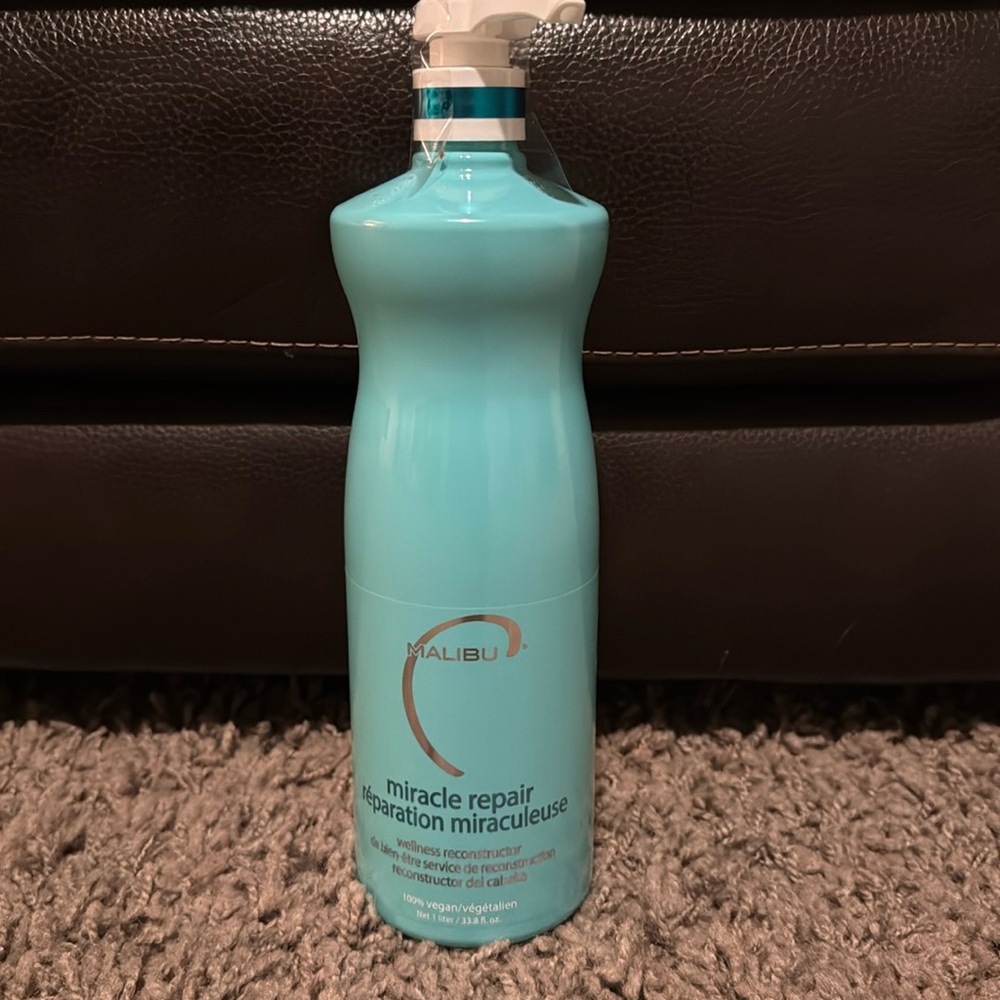 New unopeneded Malibu C Miracle repair wellness reconstructor conditioner1 liter